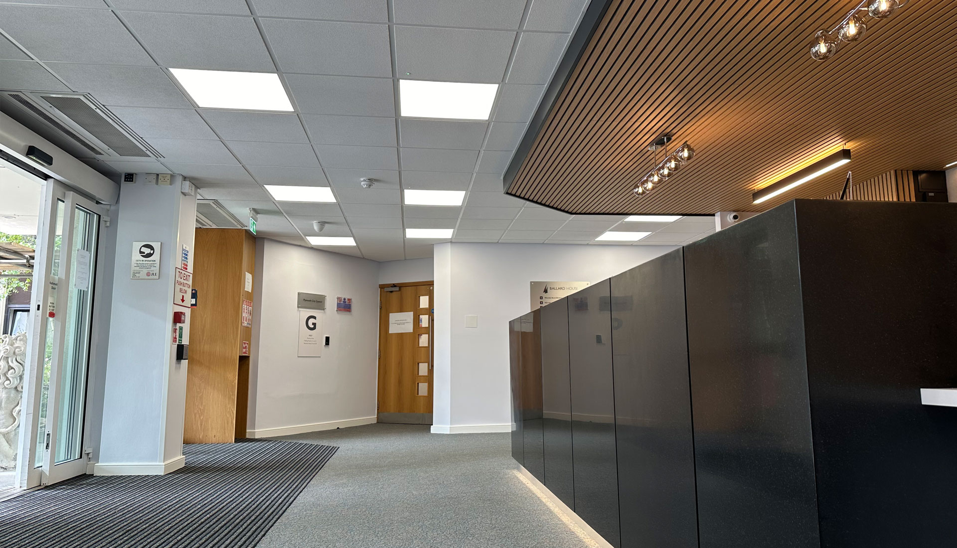 Ballard House Plymouth Reception refurbishment